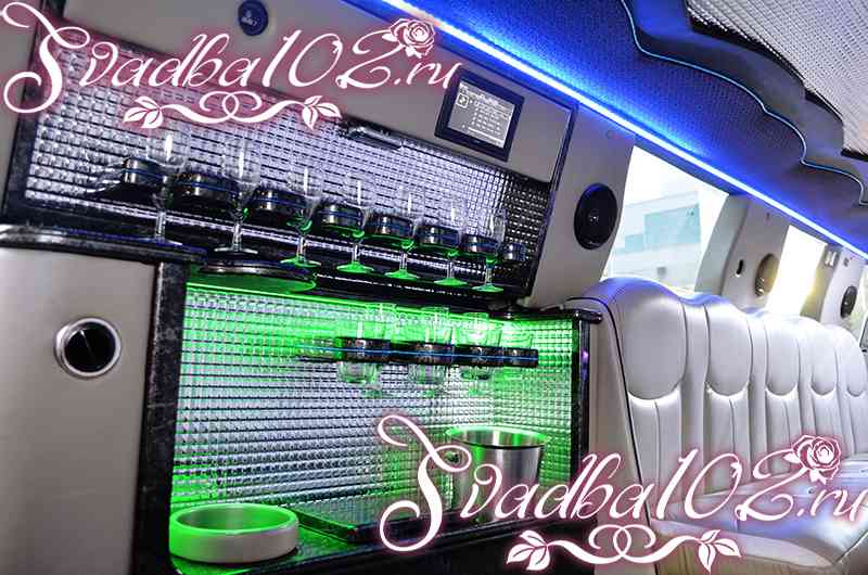 Свадебные лимузины внутри - Сколько стоит заказ лимузина в Уфе